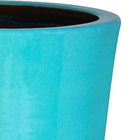 Vaso Cerâmica Americano Azul 48x37cm Bella Art