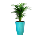 Vaso Cerâmica Americano Azul 48x37cm Bella Art