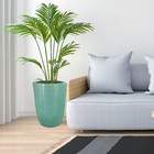 Vaso Cerâmica Americano Verde 48x37cm Bella Art