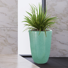 Vaso Cerâmica Americano Verde 60x39cm Bella Art