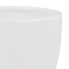Vaso Comum Cerâmica Cerâmico Branco 12,7x13,5cm Burian