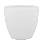 Vaso Comum Cerâmica Cerâmico Branco 12,7x13,5cm Burian