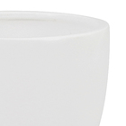 Vaso Comum Cerâmica Cerâmico Branco 14,9x15,8cm Burian