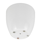 Vaso Comum Cerâmica Cerâmico Branco 14,9x15,8cm Burian