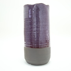 Vaso Cerâmica Cilindro Grande 23x11cm Santa Cecília