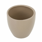 Vaso Comum Cerâmica Cerâmico Cinza 12,7x13,5cm Burian