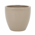 Vaso Comum Cerâmica Cerâmico Cinza 12,7x13,5cm Burian