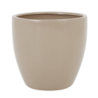 Vaso Comum Cerâmica Cerâmico Cinza 14,9x15,8cm Burian