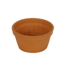 Vaso Cerâmica Cuia Terracota Pequeno