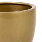 Vaso Comum Cerâmica Cerâmico Dourado 12,7x13,5cm Burian