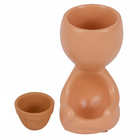 Vaso Cerâmica Esmaltada Robert Plants Terracota 15,8x8,4cm