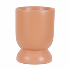 Vaso Cerâmica Esmaltada Terracota 13,3x9,6cm