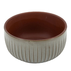 Vaso Ceramica Eugenia  Cinza 18x9cm Santa Cecília