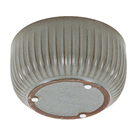 Vaso Ceramica Eugenia  Cinza 18x9cm Santa Cecília