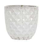 Vaso Ceramica Felix 26x26 Branco TS Brasil