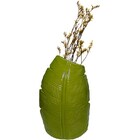 Vaso Ceramica Folha De Bananeira 29cm