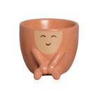 Vaso Cerâmica Mini Harmonia3 Terracota 9,5x11,4