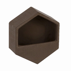 Vaso Cerâmica Neutral Parede Pequeno Marrom