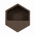 Vaso Cerâmica Neutral Parede Pequeno Marrom