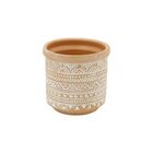 Vaso Cerâmica Terracota Fat Edge Barro Peq 8x7 5cm