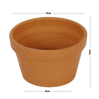 Vaso Cerâmica Terracota Grande