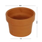 Vaso Cerâmica Terracota Pequeno