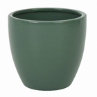 Vaso Comum Cerâmica Cerâmico Verde 12,7x13,5cm Burian