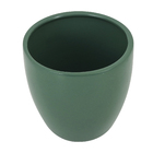 Vaso Comum Cerâmica Cerâmico Verde 14,9x15,8cm Burian