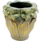 Vaso Cerâmica Verde Home&co Chryso Decorativo 17x17x17cm