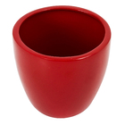 Vaso Comum Cerâmica Cerâmico Vermelho 14,9x15,8cm Burian
