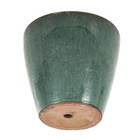 Vaso Ceramica Yara 27x25 Verde Escuro TS Brasil