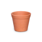 Vaso Ceramico Cachepot Laranja 12x11cm Cerâmica Ribeiro