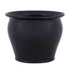 Vaso Cerâmico Clássico 16,5x21,5cm Preto