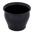 Vaso Cerâmico Clássico 16,5x21,5cm Preto