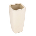 Vaso Cerâmico Gretante 27,5x13,0cm Branco