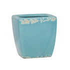 Vaso Cerâmico Gretante 8,5x8,0cm Azul