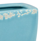 Vaso Cerâmico Gretante 8,5x8,0cm Azul