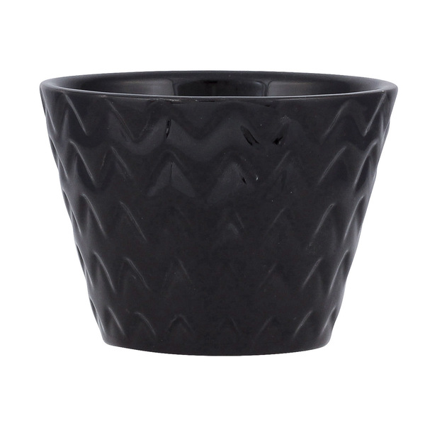 Vaso Cerâmico Mosaico 7,0x10,0cm Preto