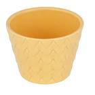 Vaso Cerâmico Mosaico 8,5x12,5cm Amarelo