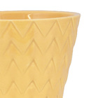 Vaso Cerâmico Mosaico 8,5x12,5cm Amarelo