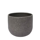 Vaso Cerâmico Singapura 12 Japi Cinza