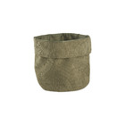 Vaso Cesto Veludo Verde 34x36x36cm