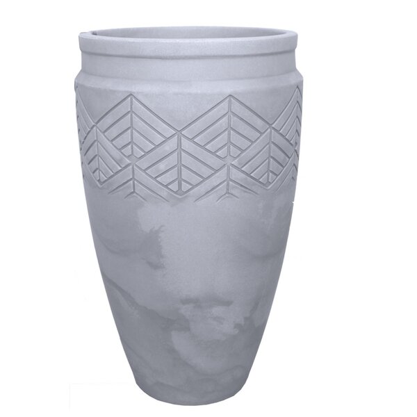 Vaso Cilindrico 44 Tribo Japi Cimento Queimado