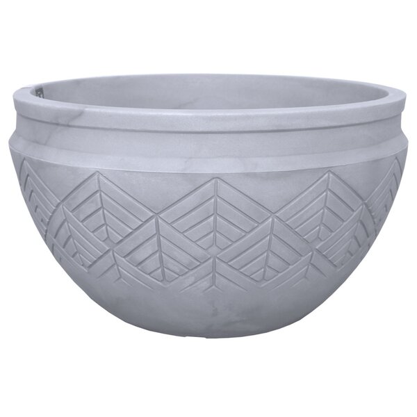 Vaso Cilindrico 75 Tribo Japi Cimento Queimado