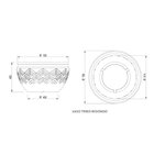 Vaso Cilindrico 75 Tribo Japi Cimento Queimado