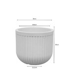 Vaso Cilíndrico Atenas Japi Off-white