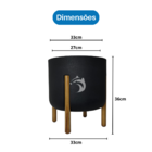 Vaso Cilíndrico Decore 33 Japi Chumba