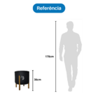 Vaso Cilíndrico Decore 33 Japi Chumba