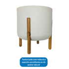 Vaso Cilíndrico Decore 33 Japi Off White