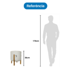 Vaso Cilíndrico Decore 33 Japi Off White